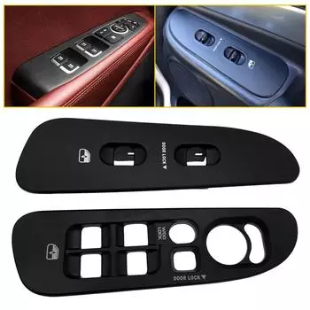 2 Pcs For Dodge Ram 1500,2500,35002002-2010 Black Door Window Lifter Switch Cover