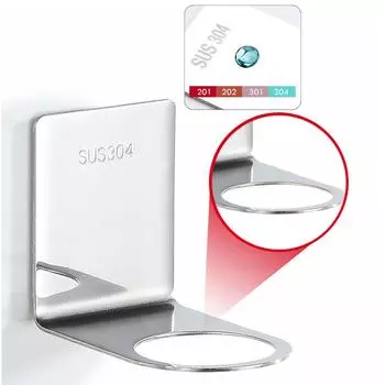 2 PCS Мыло Бутылка Держатель Для рук Дезинфицирующие средства Для подвесных стоек Настенный насос Подвесная стойка для кухни Ванной комнаты Держатель для бутылок L синий