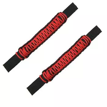 2 Pcs Passenger Car Seat Handle Polyester Auxiliary Accessories Rear Seat Safety Armrest Car