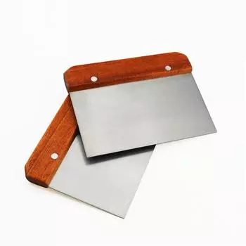 2 Pcs Stainless Steel Chopper Scraper Dough Vegetables Cutter Handy Kitchen Tool