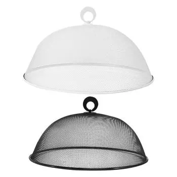 2 шт. Сетка для овощей, купольная сетка для еды, бытовые чехлы из нержавеющей стали, многоцелевые защитные чехлы