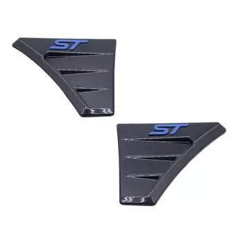 2 Pieces Air Vent Covers Car Wing Vents Plastic Exterior Air Outlets Replacement for Focus MK2