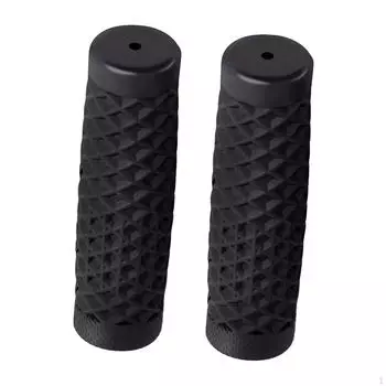 2 Pieces Bike Grips Rubber Protector Comfortable Non Slip Sturdy Handlebar for 7/8 Handlebars