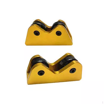 2 Pieces Billiard Cue Straightness Checker Pool Tester Checking Tool золотой