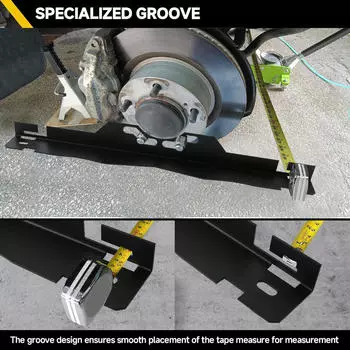 2 Pieces Car Auto Wheel Alignment Tool with Tape Measure Professional Front End for black