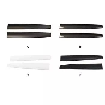 2 Pieces Car Dashboard Cover Carbon Fiber Center Console Trim Matte матовый черный