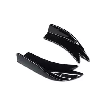 2 pieces Car rear spoiler dividers, fairings with screw, anti-collision