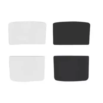 2 Pieces Car Sunroof Sunshades Keep Vehicle Cool Memory Metal Heat Insulation Moonroof Covers for Model 3 Quick Install чёрный