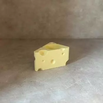 2 Pieces Mini Cheese Flower Pot Succulent Plant Pot Desktop Ornament Plastic Planter Home Decor Office Decoration жёлтый