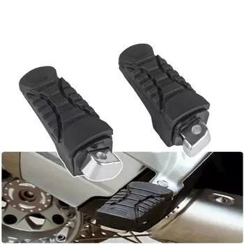 2 pieces Rear Passenger Footrest Black Fit for bmw R1200GS R1250GS LC adv S1000XR
