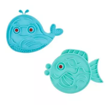 2 Pieces Slow Feeder Pet Bowl Dog Cat Silicone Feeding Mat Slow Food Mat Dog Slow Food Dispenser Food Dispenser for Dog Pets