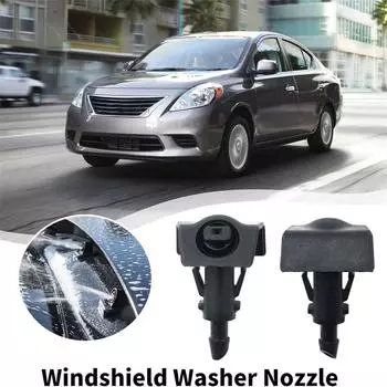 2 Pieces Windshield Washer Nozzle 28931-Zw80A For Nissan Versa 2009-2012