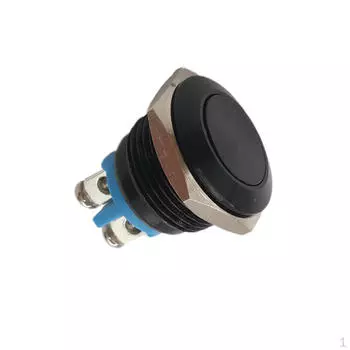 2-контактный 16 мм 5/8 монтажное отверстие кнопка мгновенного самоотключения(На) Переключатель для лодочного автомобиля
