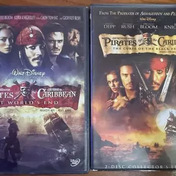 2 Пираты Карибского моря DVD