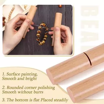 2 плоскогубца для завязывания узлов, силиконовый инструмент для затягивания узлов, деревянный экстрактор для бусин, браслетов, брелоков и браслетов One Size