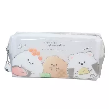 2 pocket BOX pen pouch Nigi Nigi Friends