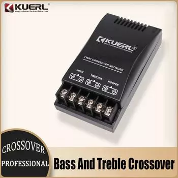 2-полосный HiFi-динамик, делители частоты, высокие/низкие частоты, автомобильный аудиокроссовер, фильтр, самодельные динамики, фильтр, бесплатная сварка, модификация автомобиля чёрный