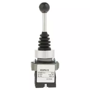 2-позиционный 2NO заблокированный джойстик, сменный переключатель, подходит для XD2PA12