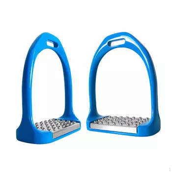 2 предмета стремена для верховой езды конное снаряжение легкое выносливость езда в клетке синий