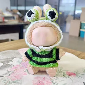 2 предмета: свитер и повязка на голову для кукол, миниатюрная одежда для 15-17 см, подарки на год Pink