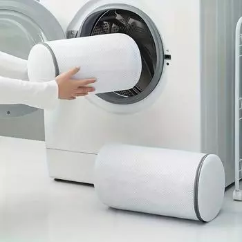 2 Премиум-мешка для стирки обуви - сетчатые мешки для стирки кроссовок и беговых кроссовок, защищают носки и бюстгальтеры, дорожные, на молнии, можно стирать в стиральной машине 2pcs