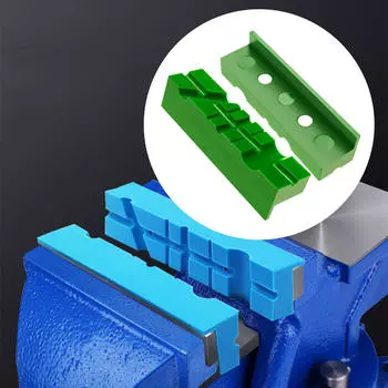 2 привлекательных предмета челюсти Visos Bench Jaw Pad Woodworking Practice Tpu Covers Multi 4.5 Inch