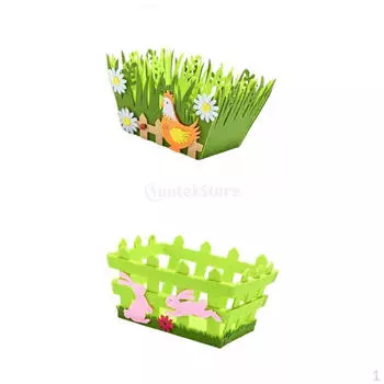 2 прочных нетканых пасхальных корзины, многоразовые яйца для хранения конфет, рождественская вечеринка в гостиной