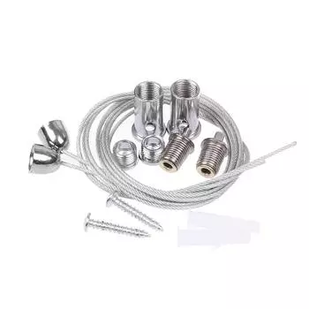 2 провода/комплект 1M стальной трос для подъема различных панельных светильников, широко используемых 2pcs