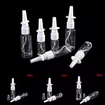 2 прозрачных пластиковых флакона с распылителем для носового насоса, флаконы для тумана в носу, 10/20/30 мл 30ML