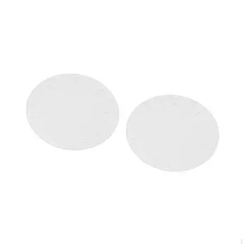 2 прозрачных шаблона венков для самостоятельного изготовления цветочных изделий Round C