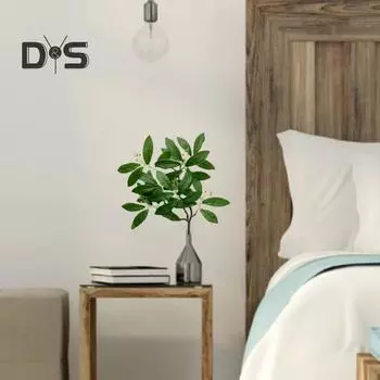 2 пучка изысканных реалистичных искусственных листьев, пластиковых элегантных листьев эвкалипта D