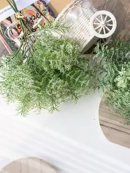 2 пучка трав, подходит для искусственной полыни для свадьбы, гостиной, подоконника, домашнего стола, вечеринки, украшения двора светло-зеленый