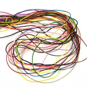 2 ярда/упаковка, 1 мм, вязание мух, ребра для нимфы, стример для нимфы, материал корпуса, УФ-жемчужная веревка-мигалка оранжевый