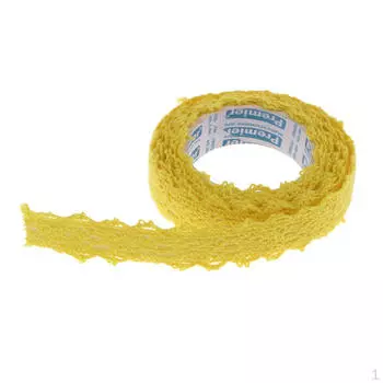 2 ярда желтая винтажная лента для вязания крючком с кружевным краем, тканевая лента, сделай сам, швейные поделки, свадьба