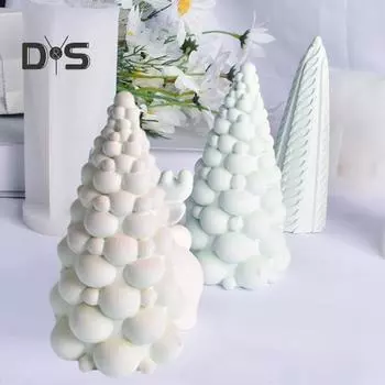 2 размера 3D силиконовая форма, легко демонтируемая, полезная пузырьковая силиконовая форма для рождественской елки, украшение для рукоделия L