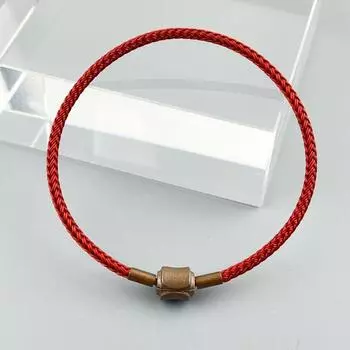 2. Ремешок для переноски троса 5 мм Водонепроницаемый браслет Переводные бусины 3D Золото Этот год животного Красная веревка Многоцветный аксессуар Веревка 21CM Finished product 2.5mm wine red