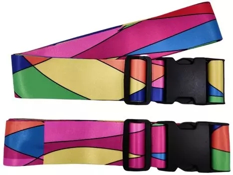 2 ремня для чемодана, ремень для багажника, ремни для багажа, ремни для чемодана, ремень для багажа, для путешествий, деловых поездок, регулируемый размер [Wdlife], крестообразный, с одним нажатием