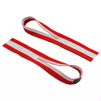 2 ремня для поднятия тяжестей, наручные бинты для упражнений Red and Black