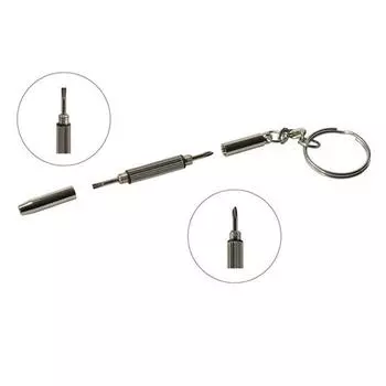 2 * Ремонтный брелок-отвертка с плоской головкой, многофункциональный брелок