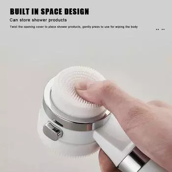 2 режима регулируемой душевой головки высокого давления ручной водосберегающий разбрызгиватель многофункциональный душевой распылитель аксессуары для ванной комнаты розовый