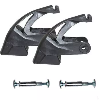 2 резиновых нескользящих тормоза для роликовых коньков, безопасная тормозная колодка для катания на коньках