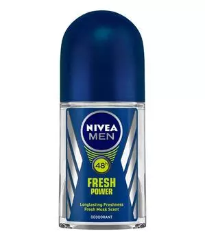 2 роликовых шарика NIVEA MEN Fresh Power Charge, 50 мл