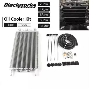 2 ряда 4 ряда 6 рядов 8 рядов 10 рядов алюминиевый универсальный масляный радиатор комплект масляный радиатор автомобиль автоматическая трансмиссия автоматический-ручной радиатор конвертер