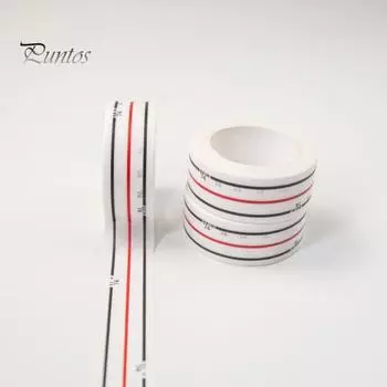 2 рулона ленты для диагональных швов для швейных машин Точная направляющая для позиционирования наметки Легко режется и снимается Идеально подходит для прямых диагональных швов 2pcs