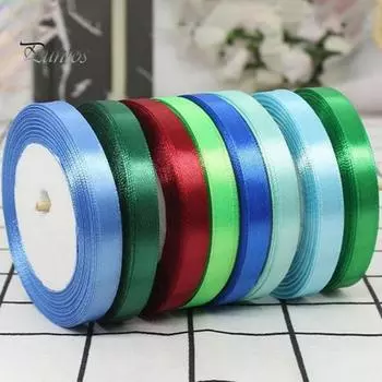 2 рулона ленты для упаковки подарков, элегантная лента для изготовления бантов своими руками, коробка конфет для украшения свадебной вечеринки синий