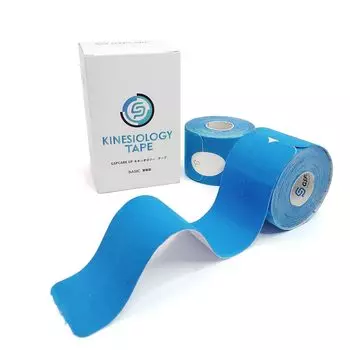 2 рулона тейпа Kinesio Tape Поддерживает мышцы и суставы Высокая эластичность Устойчив к поту Улучшает работоспособность Плечо Талия Колено Нога светло-синий