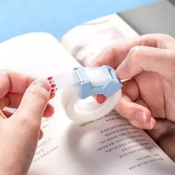 2-рулонная прозрачная лента для исправления ошибок с резаком для творчества, печати чернилами, копирования, переноса, лента для записной книжки