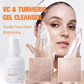 2% салициловая сыворотка, очищающий гель для лечения акне, угрей, прыщей, жирной кожи, против темных точек, нестареющий 100 мл белый