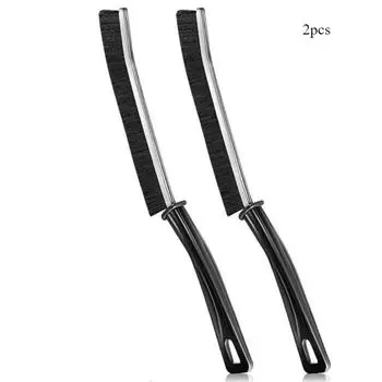 2 щетки для чистки щелей, бытовые многофункциональные инструменты, тонкая щетка, щетка для затирки швов, щетка для мытья окон, щетка для кухни и ванной 2Pcs