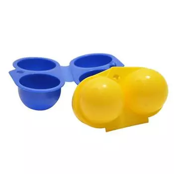 2-секционный пластиковый контейнер для яиц, складной ящик для хранения яиц, холодильник, переноска для кемпинга и пешего туризма